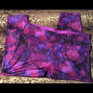 Active Life Exercise Bottoms XXL Purple & Hot Pink